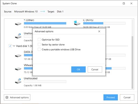 clone boot partition only|clone system partition from target.